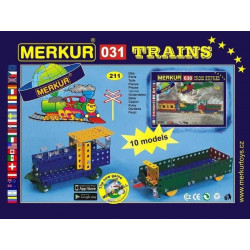Merkur 031 Železniční modely, 211 dílů, 10 modelů