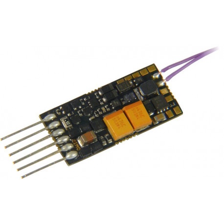 MS490L Miniaturní zvukovy dekodér s konektorem NEM651 na dekodéru zahnutým o 90°