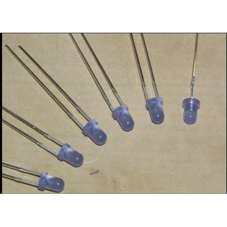 LED dioda 3mm modrá